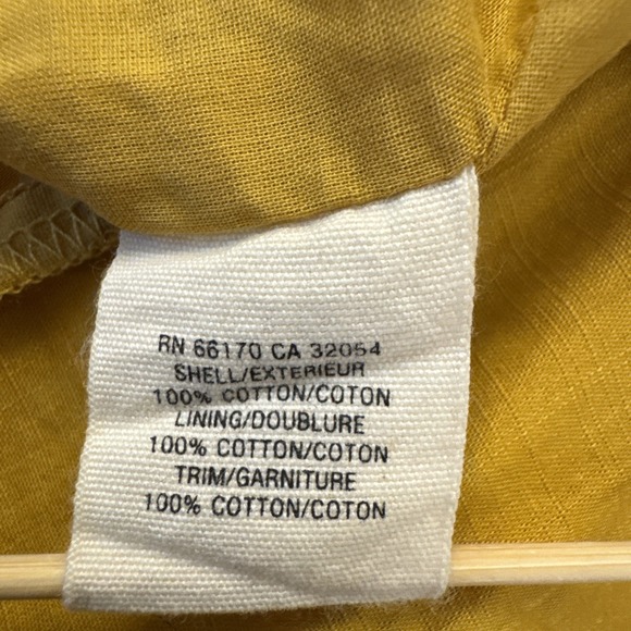 Floreat ANTHROPOLOGIE Sundress Size 2 Yellow Sleeveless Black‎ Embroidery Boho - Picture 7 of 12